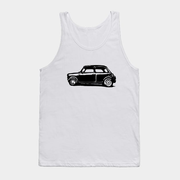 Vintage Mini Cooper Tank Top by chris@christinearnold.com